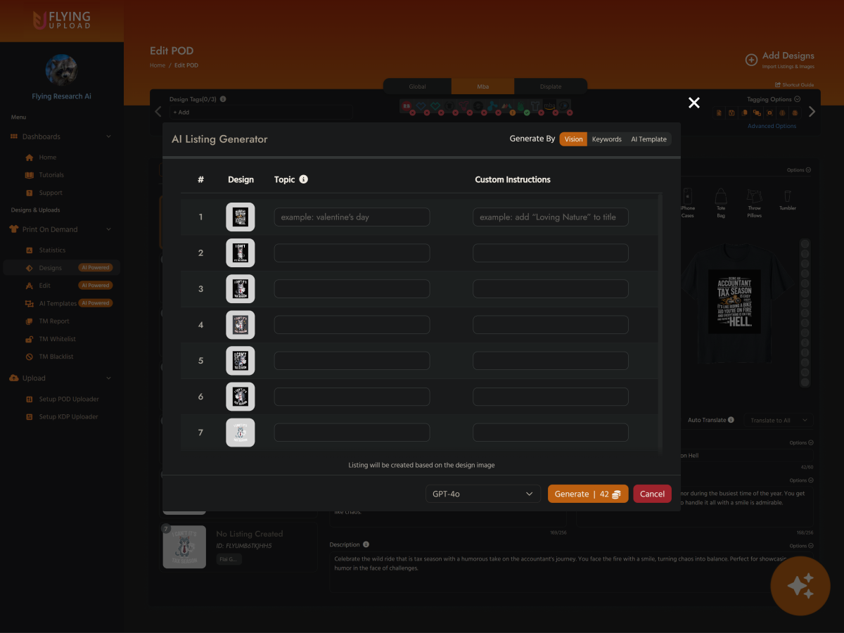 FLAI-Listing-Generator